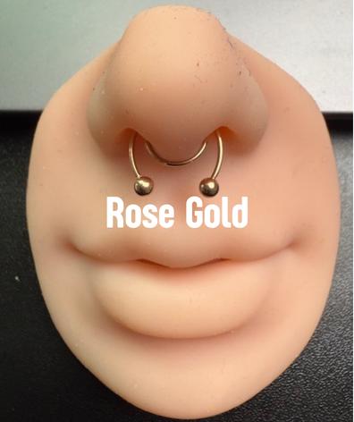 Sparkle Without the Piercing: Chic Minimalist Septum Hoop