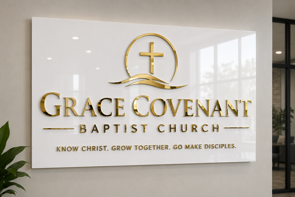 Custom Church Sign – Personalized Acrylic Welcome Sign for Churches & Ministries