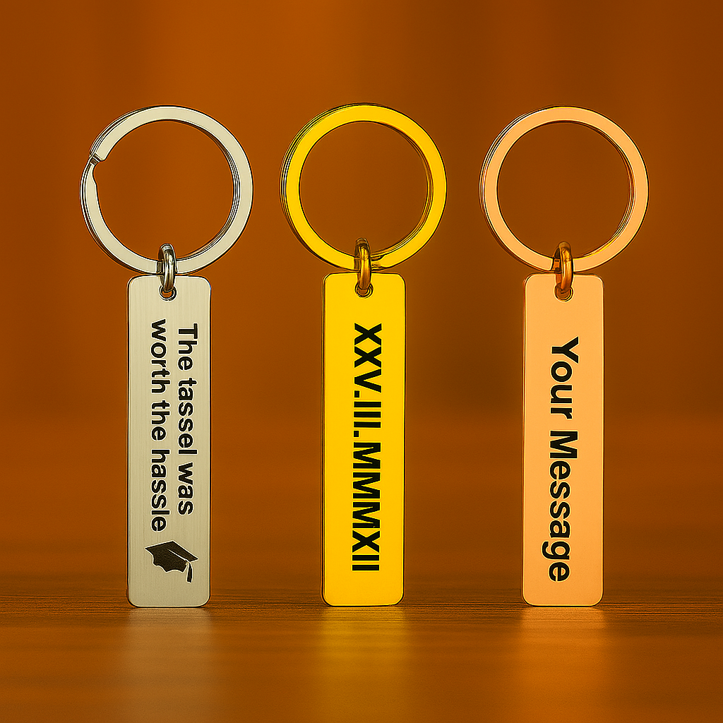 Stainless Steel Custom  Keychain