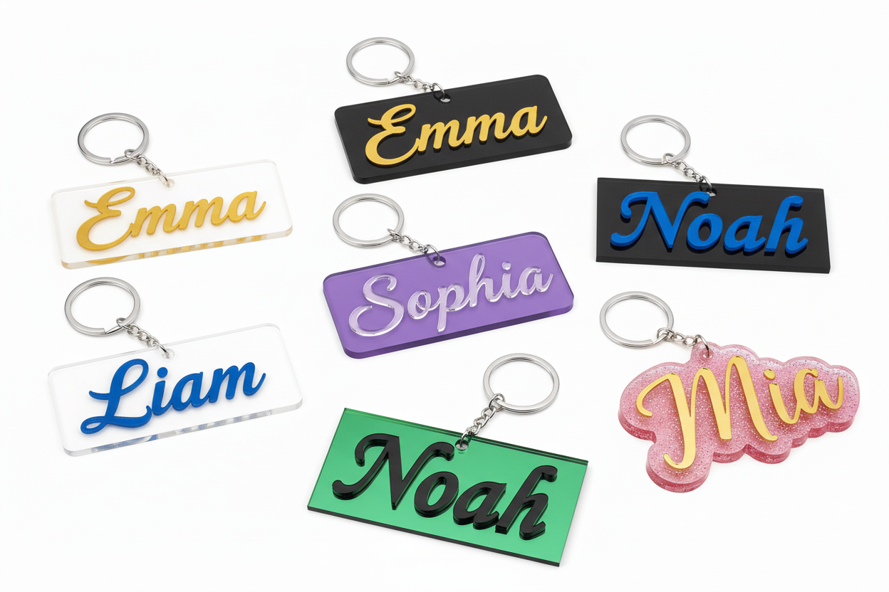 Complete Collection of All Five Name Tags