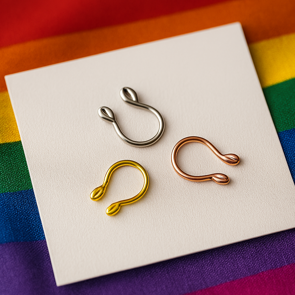 Edge Without the Commitment – Faux Nose Ring