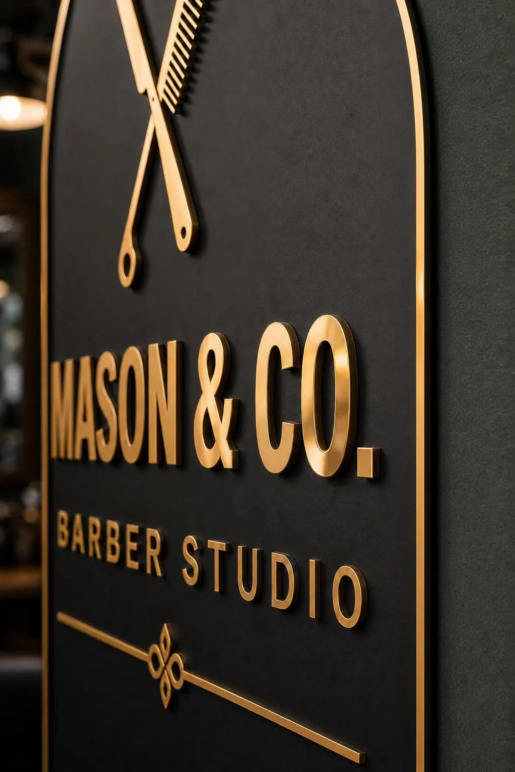 Personalized Barbershop Sign
