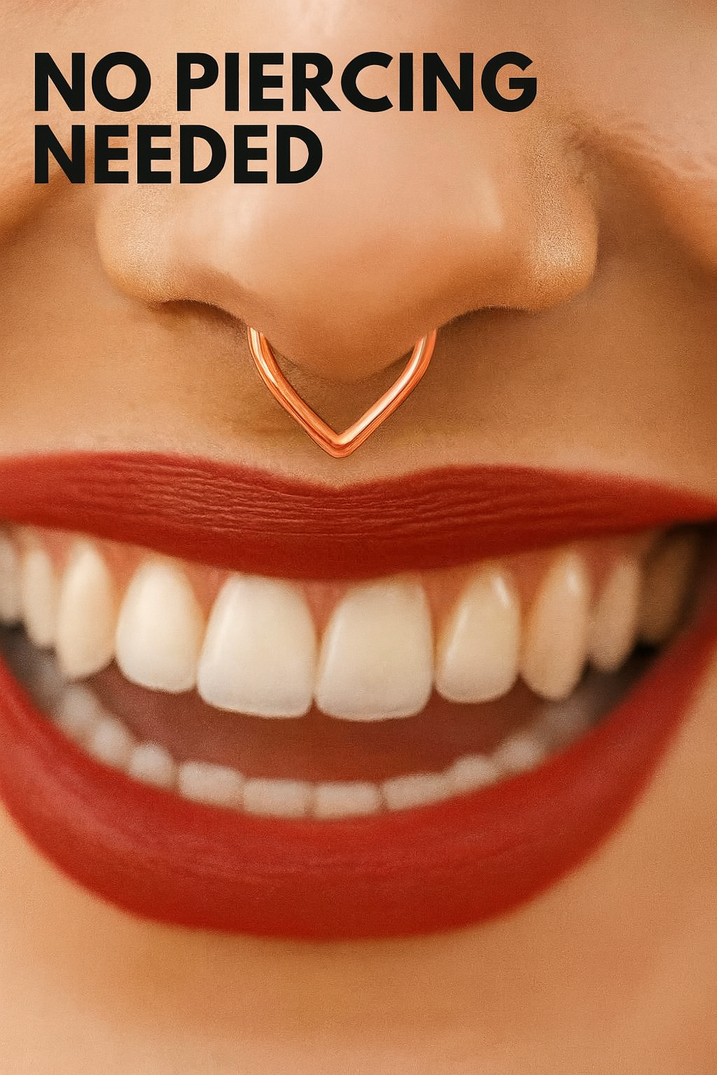 Hypoallergenic Teardrop Hoop – Sleek, Secure, Stunning