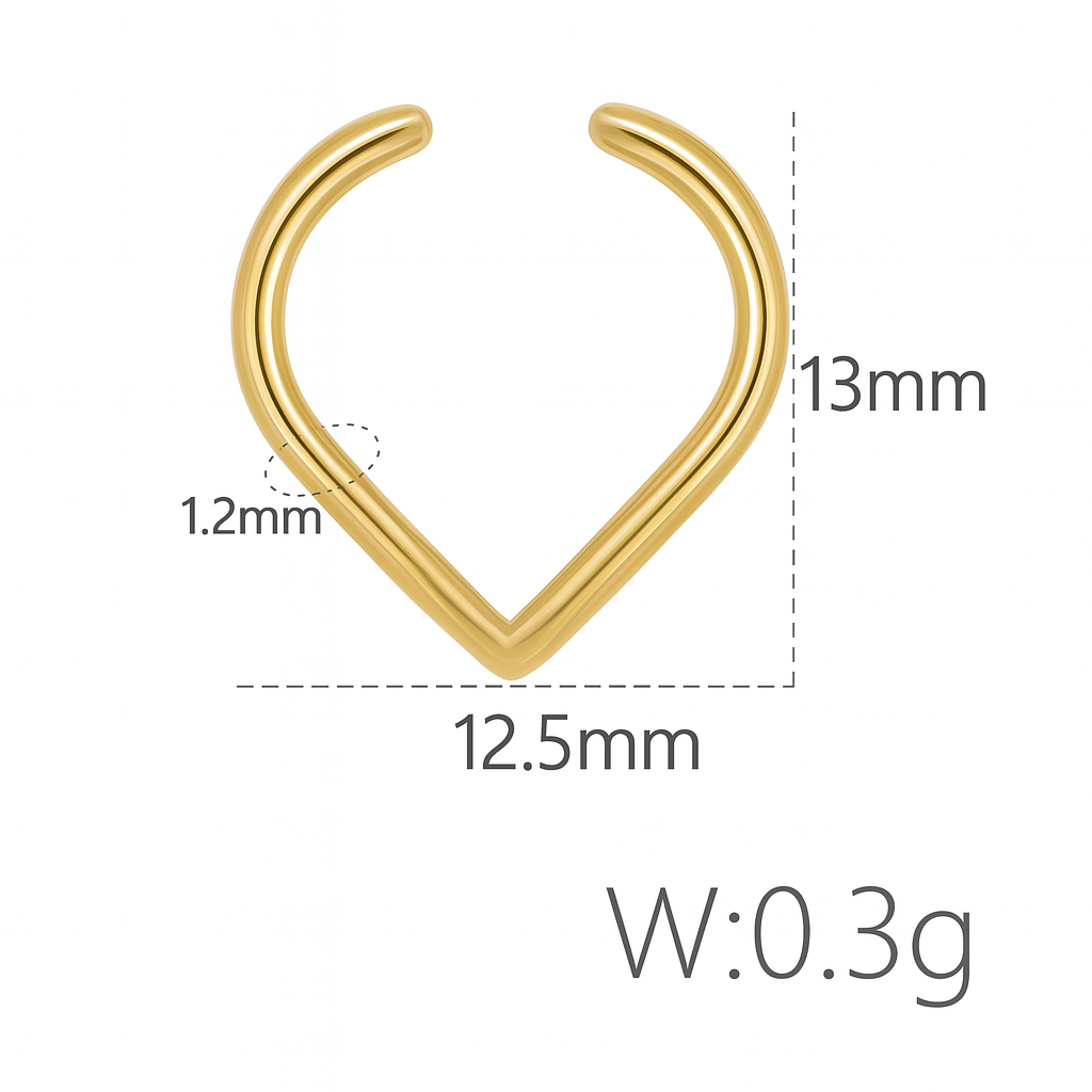 Hypoallergenic Teardrop Hoop – Sleek, Secure, Stunning