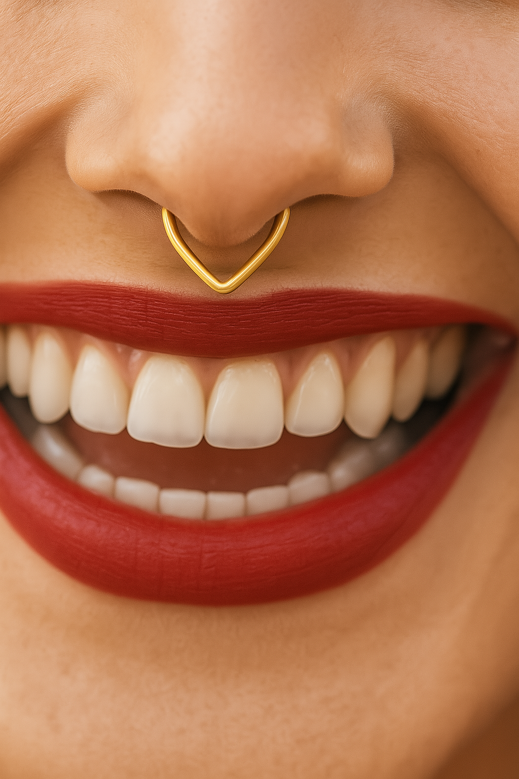 Hypoallergenic Teardrop Hoop – Sleek, Secure, Stunning