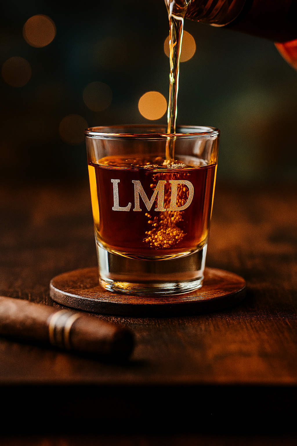 20ML Custom  Shot Glass – Personalized Clear Design