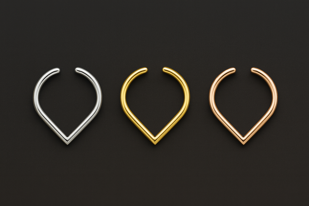 Hypoallergenic Teardrop Hoop – Sleek, Secure, Stunning