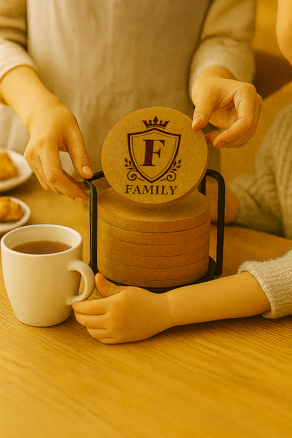 Premium Cork Coasters